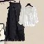 黑色裙子+白色襯衫/套裝