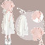 粉色/T恤+白色/裙子