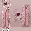 粉色T袖/+粉色長褲/套裝